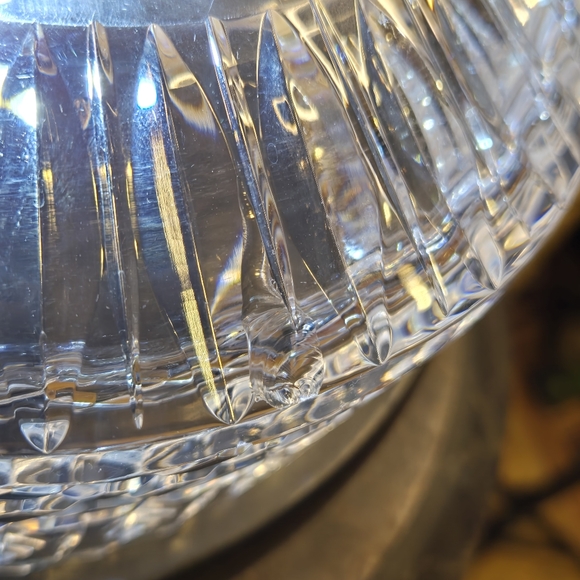 Vintage Waterford Style Crystal Cut Glass Bowl - Picture 10 of 11